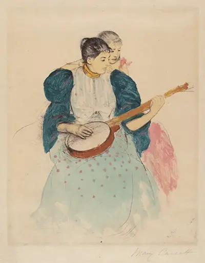 The Banjo Lesson Mary Cassatt